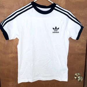 M Adidas White Tee